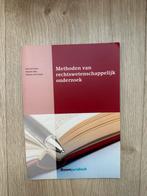 Methoden van rechtswetenschappelijk onderzoek, Gijs van Dijck; Marnix Snel; Thomas van Golen, Ophalen of Verzenden, Zo goed als nieuw