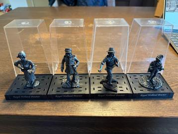 4x Royal Holland Pewter, tinnen ambachtsfiguurtjes beschikbaar voor biedingen