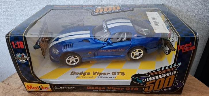 1.18 dodge viper gts, Hobby en Vrije tijd, Modelauto's | 1:18, Zo goed als nieuw, Auto, Maisto, Ophalen of Verzenden