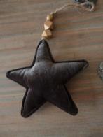 Ster hanger bruin velvet, Diversen, Kerst, *, *, Nieuw, Ophalen of Verzenden