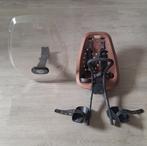 Yepp mini zitje voor + windscherm, Ophalen, Voetsteuntjes, Zo goed als nieuw, YEPP