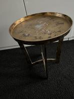 Bijzettafeltje, Minder dan 55 cm, Rond, Hout, Ophalen
