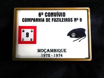 Marine embleem Mozambique 1972-1974 van kopermessing. beschikbaar voor biedingen
