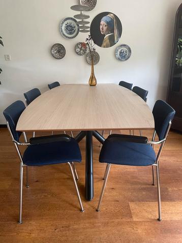 Set van 6 Gebroeders de Wit vintage armleuning stoelen beschikbaar voor biedingen