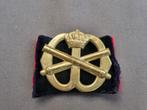Oud baretembleem korps Veldartillerie, Ophalen of Verzenden, Landmacht, Nederland, Embleem of Badge