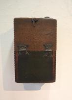 Antieke houten schooltas gedateerd, 18e eeuw, Antiek en Kunst, Ophalen of Verzenden