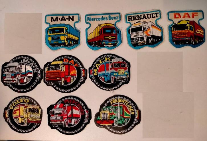 MAN Volvo Freightliner Scania DAF vrachtwagen patch embleem, Verzamelen, Automerken, Motoren en Formule 1, Gebruikt, Auto's, Verzenden