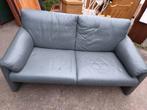 tweezits leren bank, Huis en Inrichting, Ophalen, Gebruikt, 150 tot 200 cm, Tweepersoons