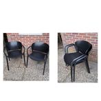 2 stapelbare stoelen, Tuin en Terras, Ophalen of Verzenden, Zo goed als nieuw