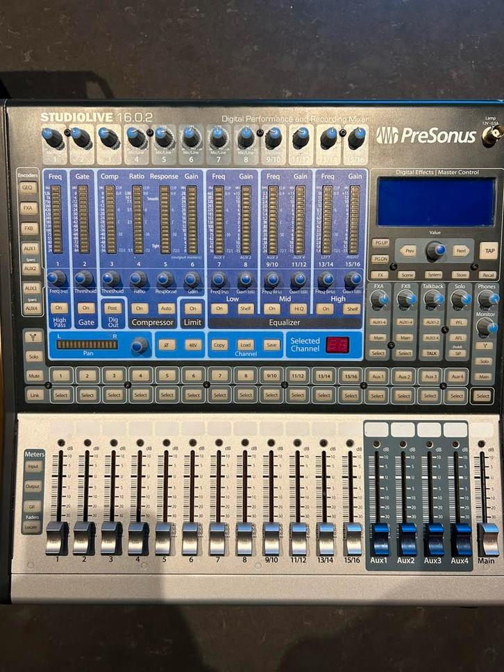 Presonus studiolive 16.0.2, Muziek en Instrumenten, Mengpanelen, Gebruikt, 10 tot 20 kanalen, Ophalen of Verzenden