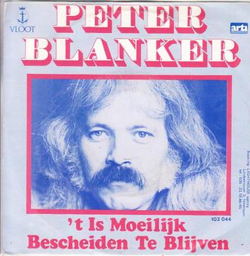 peter blanker- 't is moeilijk bescheiden te blijven (piraat) beschikbaar voor biedingen