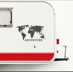 70cmAdventure World Map Design Ca Camper Door Decor Stickers, Caravans en Kamperen, Verzenden, Nieuw