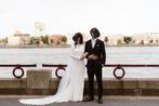 Trouwjurk Atelier Pronovias Valeria (custom) 38/M, Ophalen, Zo goed als nieuw, Wit, Trouwjurk