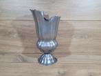 Art deco Etain Fin vaas, 24 cm hoog, Ophalen of Verzenden