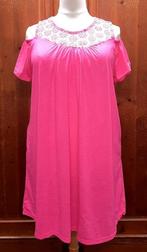 neon roze tuniekjurk 48/50, Kleding | Dames, Grote Maten, Ophalen of Verzenden, Nieuw, Roze, Jurk