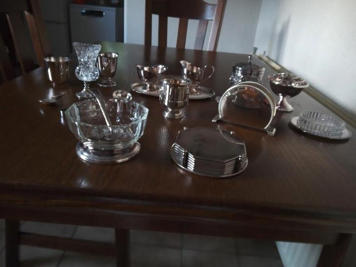 14x Verzilverde Curiosa Douwe Egberts Jaren '60 NIEUW !!, Antiek en Kunst, Curiosa en Brocante, Ophalen of Verzenden