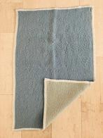 Babydeken vintage wol blauw / blauwkrijs 86 x 130 AaBe, Ophalen of Verzenden, Gebruikt, 100 cm of meer, Deken