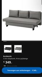 Ikea slaapbank alvdalen, Ophalen, 70 cm of minder, Tweepersoons, Zo goed als nieuw