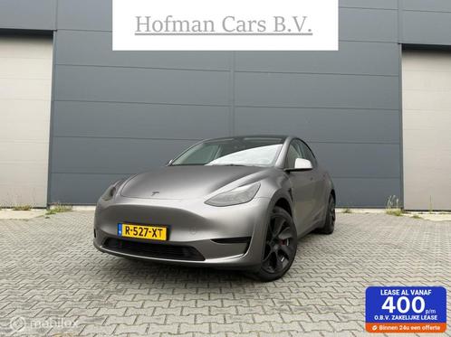 Tesla Model Y RWD 58 kWh 2022 Incl. BTW TREHKAAK 1600KG Wrap, Auto's, Tesla, Bedrijf, Te koop, Model Y, ABS, Adaptive Cruise Control