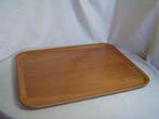 Vintage houten dienblad jaren 60, Huis en Inrichting, Woonaccessoires | Dienbladen, Ophalen of Verzenden, Gebruikt, Rechthoekig