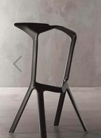 Miura zwarte barkruk, Kunststof, 60 tot 90 cm, Ophalen of Verzenden, Zo goed als nieuw