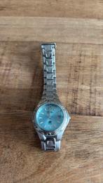 Fossil Blue horloge, Ophalen of Verzenden, Gebruikt, Staal, Fossil