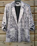 Zilvergrijze blazer met slangenprint, Only maat 38, Maat 38/40 (M), Only, Ophalen of Verzenden, Zo goed als nieuw