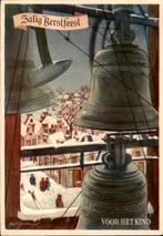 voro het kind, drie kerstklokken, Piet Gertenaar 1954, Verzenden, 1940 tot 1960, Ongelopen, Feest(dag)