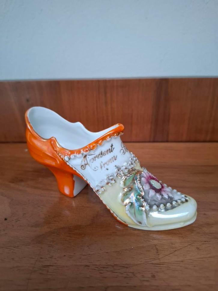 Vintage Keramiek Schoentje Brighton Thuringia, Antiek en Kunst, Antiek | Woonaccessoires, Ophalen of Verzenden