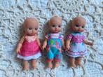 3 mini Chou Chou popjes Zapf Creation, Ophalen of Verzenden, Gebruikt, Babypop