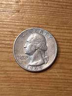 Usa quarter of dollar 1944 zilver, Ophalen of Verzenden, Noord-Amerika, Zilver