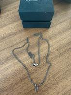Buddha to buddha ketting, Sieraden, Tassen en Uiterlijk, Kettingen, Verzenden, Zo goed als nieuw, Zilver