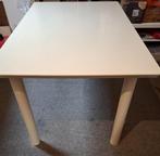 Witte tafel 139x89 cm, Huis en Inrichting, Tafels | Eettafels, Ophalen, Gebruikt, 100 tot 150 cm, 50 tot 100 cm