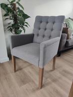 Eetkamerstoelen grijs, Ophalen, Gebruikt, Grijs, Vijf, Zes of meer stoelen