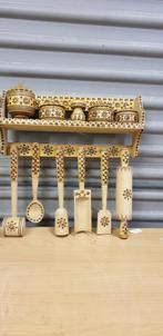 houten lepelset 12 delig, Ophalen of Verzenden, 'T Olde Gre-j, Info@toldegrej.nl, Endepoelstraat 20f Didam