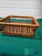 mand geweven riet vintage vierkant, Ophalen of Verzenden, 'T Olde Gre-j, Info@toldegrej.nl, Endepoelstraat 20f Didam