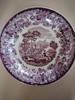 Antiek Aardewerken Bord Amazone Petrus Regout, Ophalen of Verzenden