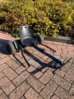 Hoverboard met kart, volledig zwart., Ophalen, Gebruikt