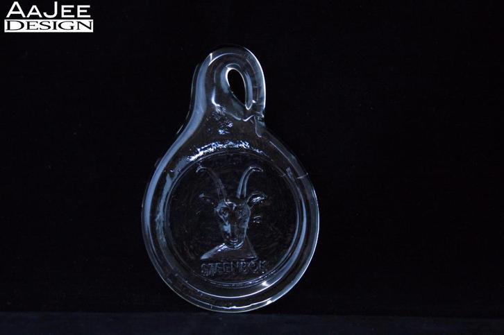 Suncatcher - Raamhanger van glas - Steenbok, Verzamelen, Glas en Borrelglaasjes, Zo goed als nieuw, Overige typen, Ophalen of Verzenden