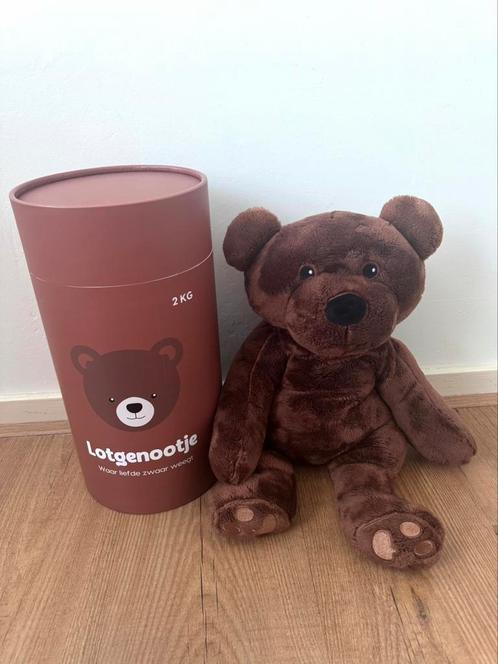 Lotgenootje verzwaringsknuffel 2KG beer nieuw, Kinderen en Baby's, Speelgoed | Knuffels en Pluche, Nieuw, Beer, Ophalen of Verzenden