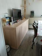 Massief Eiken Dressoirkast met Druksysteem - Snel Ophalen!, Huis en Inrichting, Ophalen, Eikenhout, Zo goed als nieuw, 200 cm of meer