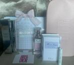 Luxe Miss Dior hairmist, edp & mascara in roze make up tas, Ophalen of Verzenden, Nieuw, Miniatuur, Gevuld