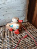 Houten Trek Eend Speelgoed, Kinderen en Baby's, Ophalen of Verzenden, Gebruikt, Duw- of Trekspeelgoed