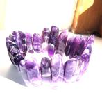 Sieraden Natuurstenen Edelstenen Amethist Armband Fluoriet, Ophalen of Verzenden, Nieuw