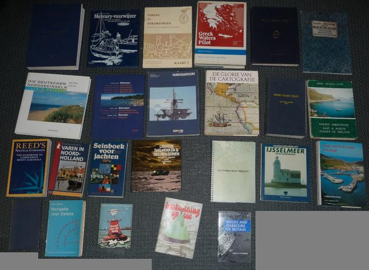 Veel NAVIGATIE Vaarwijzer, KOMPASSEN & VAARKAARTEN:, Boeken, Sportboeken, Zo goed als nieuw, Watersport en Hengelsport, Ophalen of Verzenden