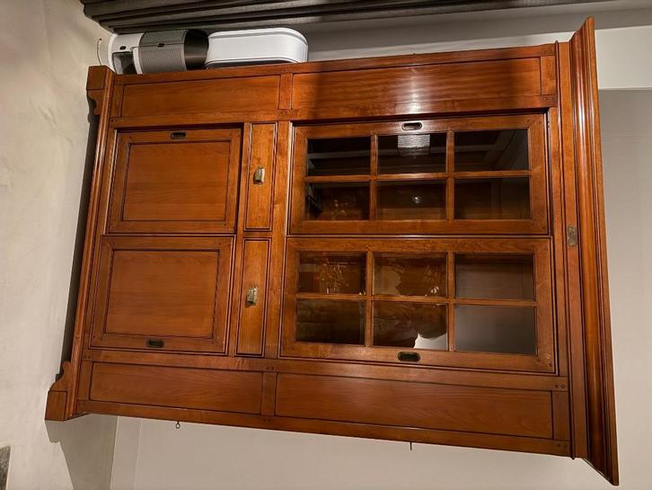 Buffet kast mahonie, Huis en Inrichting, Kasten | Buffetkasten, Zo goed als nieuw, 200 cm of meer, 100 tot 150 cm, 25 tot 50 cm