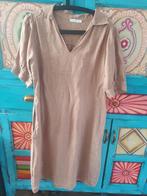 By-Bar cappucino zomerjurk maat S (oversized), Kleding | Dames, Jurken, By bar, Beige, Ophalen of Verzenden, Maat 36 (S)