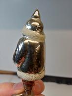 2 Antieke Glazen Kerstmannen Kerstboomversiering, Ophalen of Verzenden