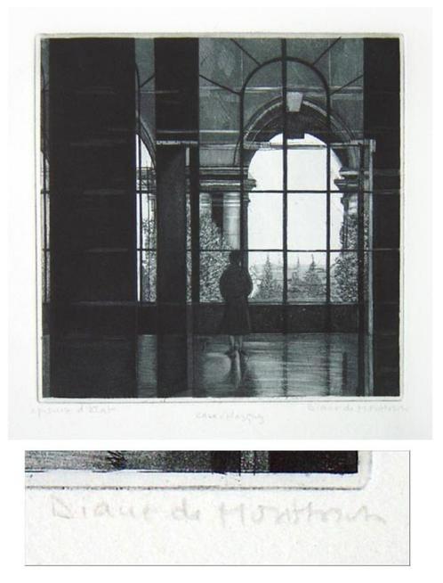 Diane de Montbron, Antiek en Kunst, Kunst | Etsen en Gravures, Ophalen of Verzenden