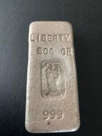 Zilverbaar Liberty 500 gram 999, Ophalen of Verzenden, Zilver